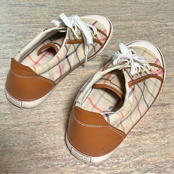 Coach Barrett plaid sneakers - Picture 6 of 13